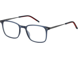 Tommy Hilfiger TH2037 PJP Ανδρικός Σκελετός Γυαλιών Οράσεως Κοκάλινος Μεταλλικός Μπλε