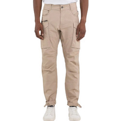 Replay Ανδρικό Παντελόνι Cargo Joggers Ελαστικό Κανονική Εφαρμογή Σομόν M9873A00084387-015