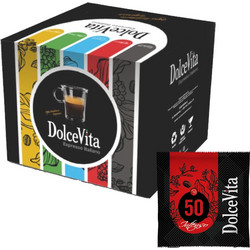 Dolce Vita Κάψουλες Espresso Intenso Συμβατές με Μηχανή E.S.E Pod 100τμχ