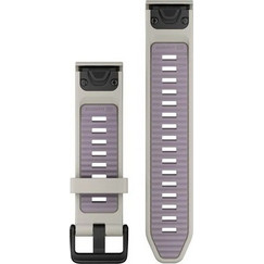 Garmin QuickFit 20 Λουράκι Σιλικόνης Fog Gray / Lavender (Garmin Fenix 5S / 5S Plus / 6S / 6S Pro / 7S / 7S Pro)