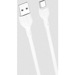 XO NB200 USB-A to USB-C 1m White 6920680878079