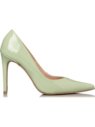 Envie Shoes Γόβες Δερμάτινες με Τακούνι Στιλέτο Πράσινο Mint E02-15151