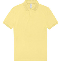 B&C Collection Ανδρική Μπλούζα Polo Κοντομάνικη Amalfi Yellow PU426