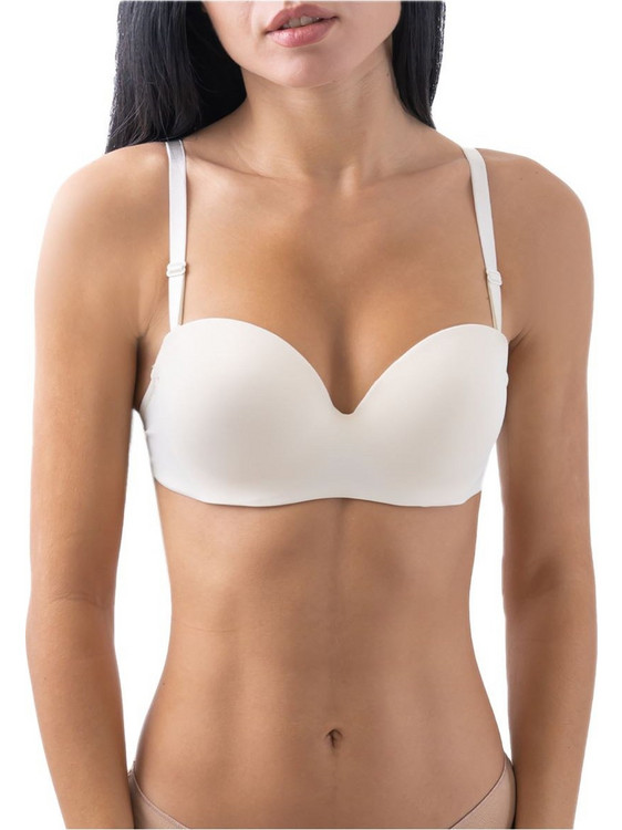 FMS Σουτιέν Strapless με Ελαφριά Ενίσχυση χωρίς Μπανέλα Λευκό BU1110-020