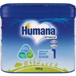 Humana Optimum 1 Βρεφικό Γάλα Σκόνη 0m+ 400gr