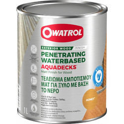 Owatrol Λάδι Εμποτισμού Ξύλου Νερού Ματ 1lt