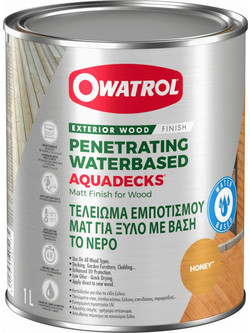 Owatrol Λάδι Εμποτισμού Ξύλου Νερού Ματ 1lt