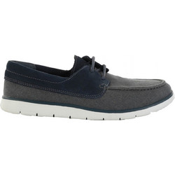 UGG Ανδρικά Μοκασίνια Boat Shoes Navy Μπλε Γκρι 1006693