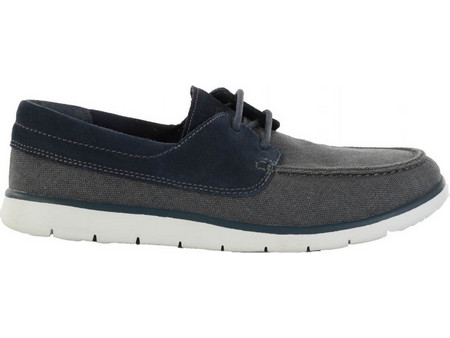 UGG Ανδρικά Μοκασίνια Boat Shoes Navy Μπλε Γκρι 1006693