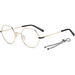 Missoni MMI0166 000 Γυναικείος Σκελετός Γυαλιών Οράσεως Μεταλλικός Χρυσός Μαύρος