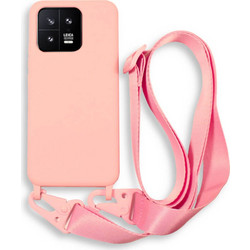 Bodycell Silicon Color Strap Back Cover Pink (Xiaomi 13)