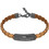 Timberland Ανδρικό Βραχιόλι από Δέρμα & Ατσάλι TDAGB0002103