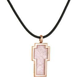 Very Gavello Tattoo Γυναικείο Κολιέ Σταυρός από Ροζ Χρυσό 18K 18KP1346-2
