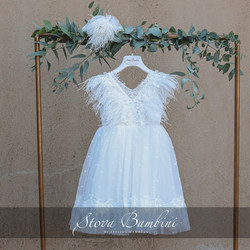 Stova Bambini Βαπτιστικό Φόρεμα 2τμχ SS24G14