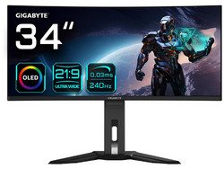 Gigabyte MO34WQC2 Ultrawide QD-OLED HDR Curved Gaming Monitor 34" 3440x1440 QHD 240Hz 0.03ms
