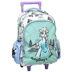 Gim Frozen Family Σχολική Τσάντα Τρόλεϊ Δημοτικού Γαλάζια 341-71074