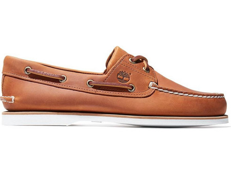 Timberland Classic Boat 2 Eye Ανδρικά Μοκασίνια Boat Shoes Δερμάτινα Ταμπά TB0A43V9877