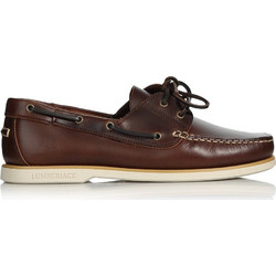 Lumberjack Navigator Ανδρικά Μοκασίνια Boat Shoes Δερμάτινα Καφέ SM07804-005B03-CE001