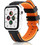 Beline Solid Λουράκι Σιλικόνης Black / Orange (Apple Watch 42 / 44 / 45 / 49mm)
