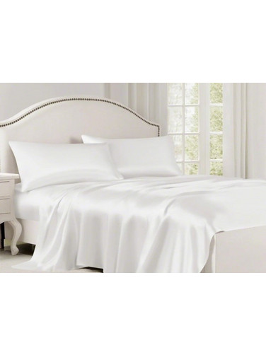 MayHome Σετ Σεντόνια King Size Βαμβακοσατέν 280x240 2219649701 Λευκό