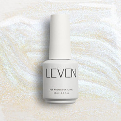 Leven G001 Sapphire Glitter Ημιμόνιμο Βερνίκι Νυχιών 15ml