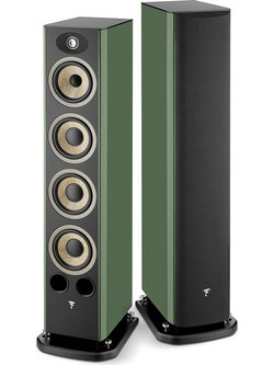 Focal Aria Evo X No3 Ζεύγος Ηχείων Hi-Fi Δαπέδου 300W 3 Δρόμων Moss Green High Gloss