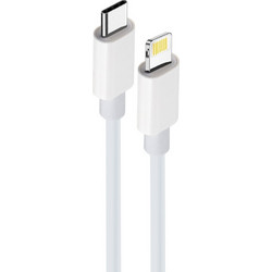 Maxlife USB-C to Lightning Cable 20W 1m White 5900495916884