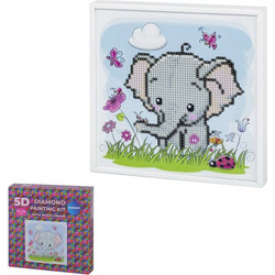 Centrum Ελαφαντάκι Κορνίζα Diamond Painting Kit 20x20cm 89775
