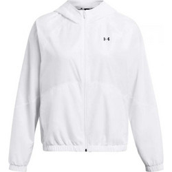 Under Armour Rival Sport Αθλητικό Γυναικείο Μπουφάν Softshell Μακρύ Αντιανεμικό Λευκό 1382698-100