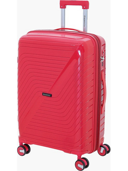 Bartuggi 725-30.60 Βαλίτσα Μεσαία 66x43x26cm με 4 Ρόδες Κόκκινη