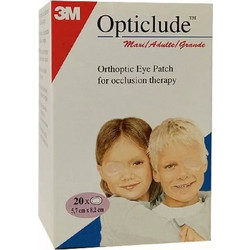 3M Opticlude Οφθαλμικά Επιθέματα για Παιδιά Μπεζ 82x57mm 20τμχ