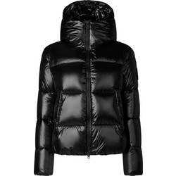 Save The Duck Biddy Γυναικείο Μπουφάν Χειμωνιάτικο Puffer Κοντό Μαύρο D31989WLUCK19-10000
