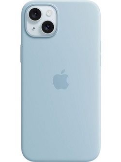 Apple Silicone MagSafe Back Cover Light Blue (iPhone 15 Plus)