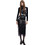 Desigual Midi Βραδινό Φόρεμα Μεταξωτό Μαύρο 24WWVK58-2007