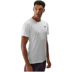 4F Functional Ανδρικό Αθλητικό T-Shirt Λευκό 4FWAW24TFTSM0998-10S