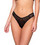 Luna Pearl Γυναικείο Sexy String με Δαντέλα Μαύρο 26500