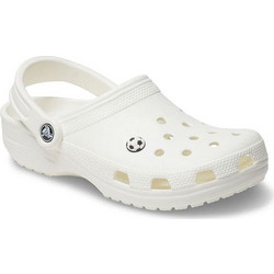 Crocs Single Charm Ball Παιδικά Παπούτσια Θαλάσσης Λευκά 24136728