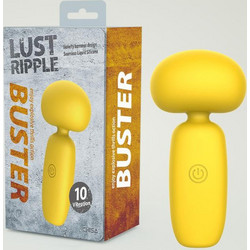 Chisa Novelties Lust Ripple Buster Δονητής Μασάζ 9.4cm Κίτρινος