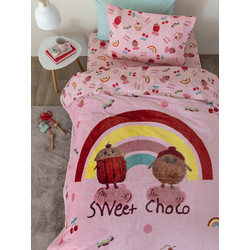 Palamaiki Παιδικό Κουβερτοπάπλωμα Μονό 160x220 SW103 Sweet Choco