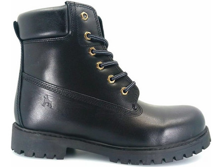 Boxer Ανδρικά Αρβυλάκια Δερμάτινα Μαύρα 10362-10-011