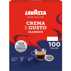 Lavazza Κάψουλες Espresso Crema E Gusto Classico Συμβατές με Μηχανή E.S.E Pod 100τμχ