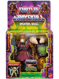 Mattel Masters of the Universe Turtles of Grayskull Splinter-Skull Φιγούρα Δράσης για 6+ Ετών 14cm