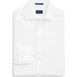 Gant Ανδρικό Πουκάμισο Βαμβακερό Μακρυμάνικο Slim Fit Λευκό 3G3053006-110