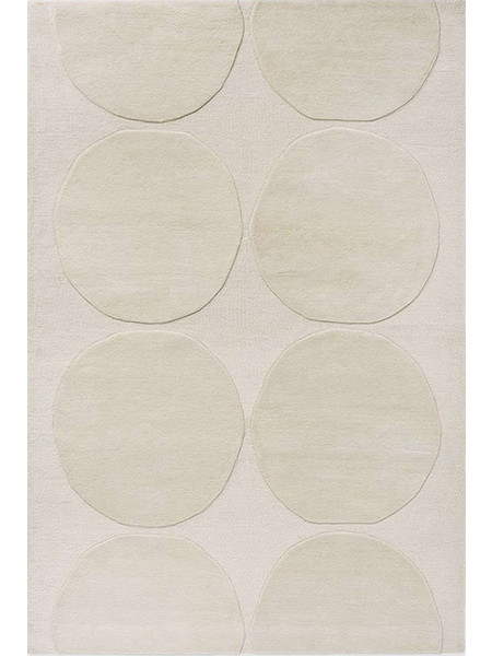 Marimekko Isot Kivet Χαλί Ορθογώνιο Μάλλινο 170x240cm 132501 Natural White