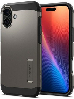 Spigen Tough Armor AI MagFit Back Cover Gunmetal (iPhone 16)