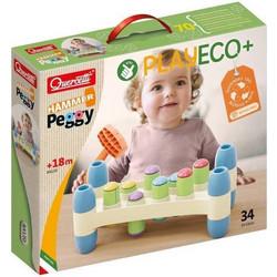 Quercetti Play Eco Hammer Peggy 18+ Μηνών