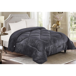 Linea Home Κουβερτοπάπλωμα Υπέρδιπλο 220x240 Minos Γκρι