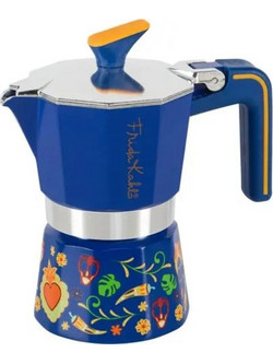 Pedrini Frida Kahlo Μπρίκι Espresso 2Cups Μπλε