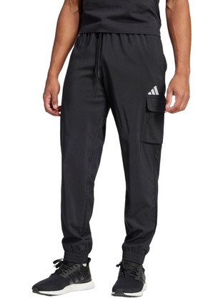 Adidas Essentials Ανδρικό Παντελόνι Φόρμας με Λάστιχο Μαύρο JF3538