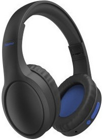 Hama Hp Spirit Ασύρματα Bluetooth Ακουστικά Over Ear Μαύρα Μπλε